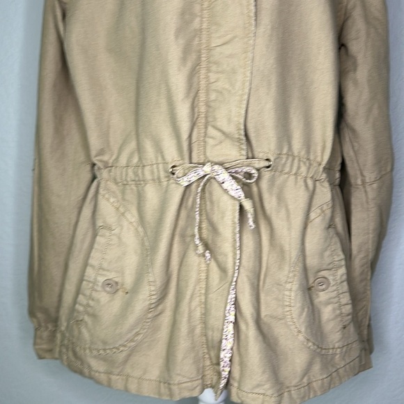 Magellan Sportswear Women’s Utility Jacket Beige Linen Blend XL - Picture 4 of 12